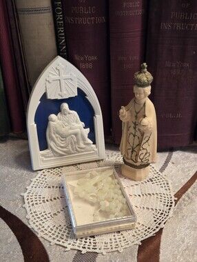 Religious Bundle Statue Rosary Wall Hanging